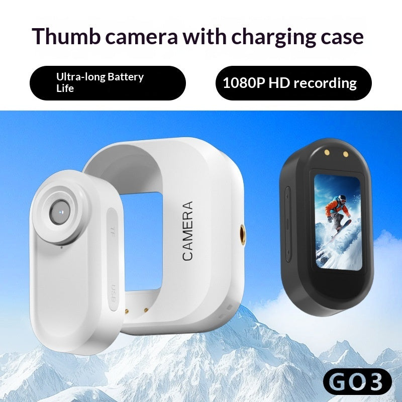 Panoramic Thumb Camera For Motorcycles A High-definition Dash Cam Ideal For Outdoor Use And Pet Photography