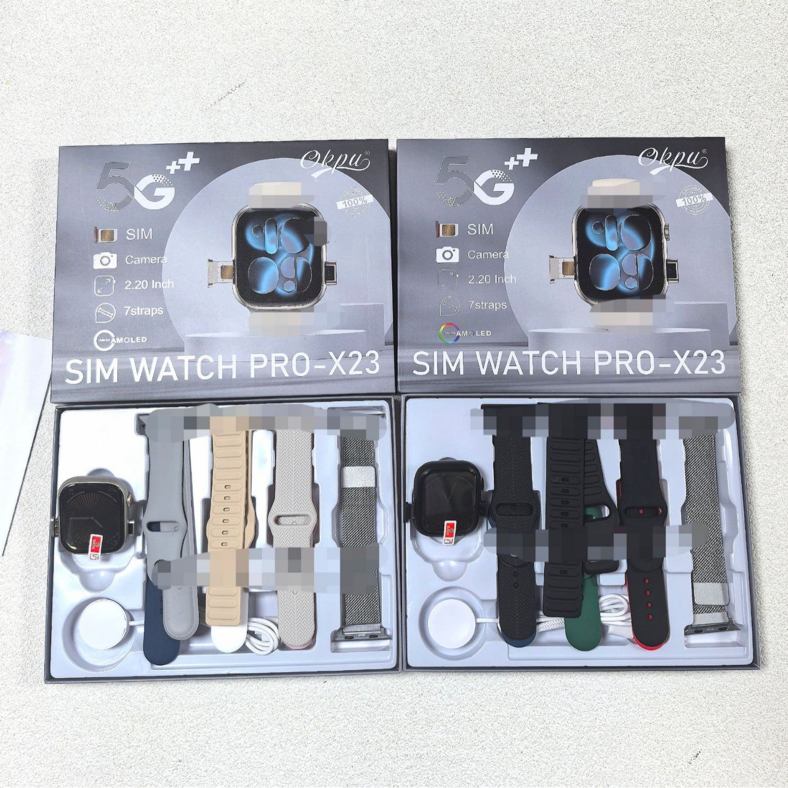 Smartwatch Multi-Strap Kit With Magnetic Charging