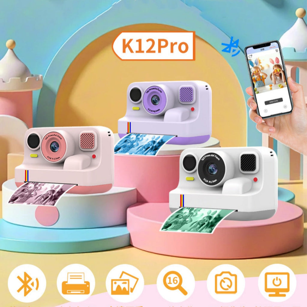 Portable Instant HD Color-printing Camera