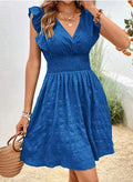 Sleeveless V-Neck A-Line Casual Dress for Women