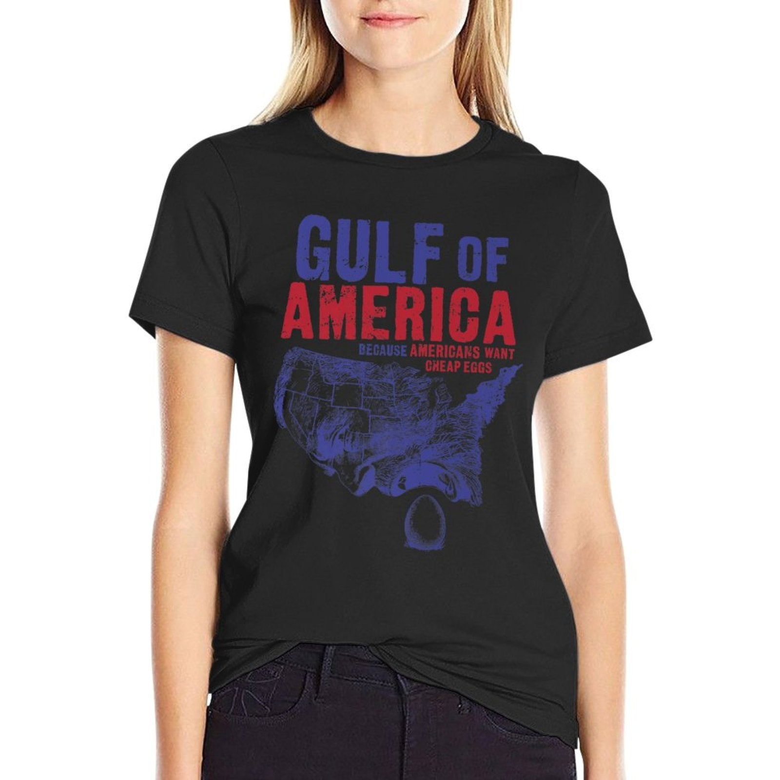 Gulf of US America Sarcastic Premium Eco-friendly Material T-Shirt
