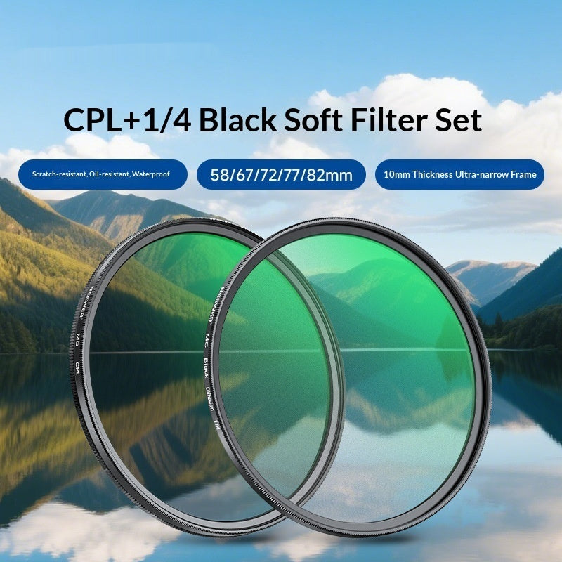 Black Soft-focus Filter Soft-focus Lens CPL Polarizing Filter