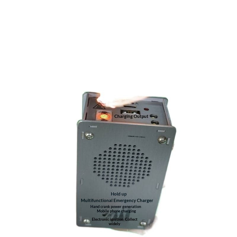 Hand-crank Generator Radio USB Charging Lighter