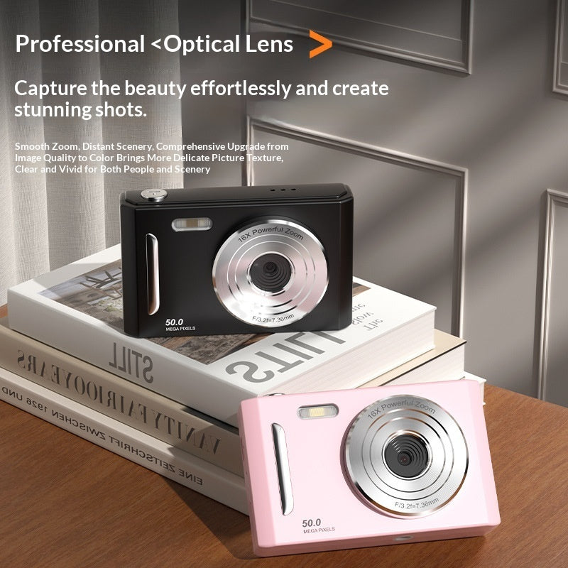 Student Camera CCD Campus Digital HD Dual Front And Rear Cameras