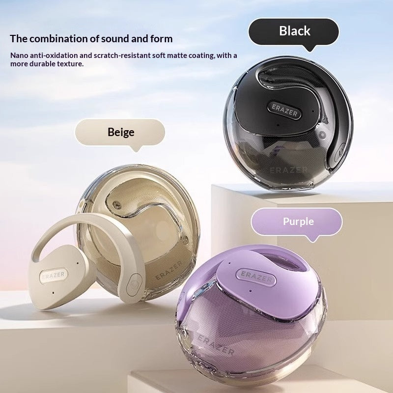 Xiaoyeqiu Design Wireless Bluetooth Ear-Hang Headphones High Sound Quality Low Latency And Noise Cancellation
