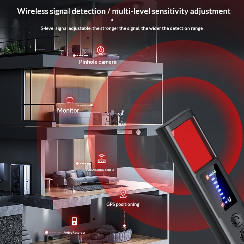 Wireless GPS Signal Infrared Scanner Anti-tracking Detector