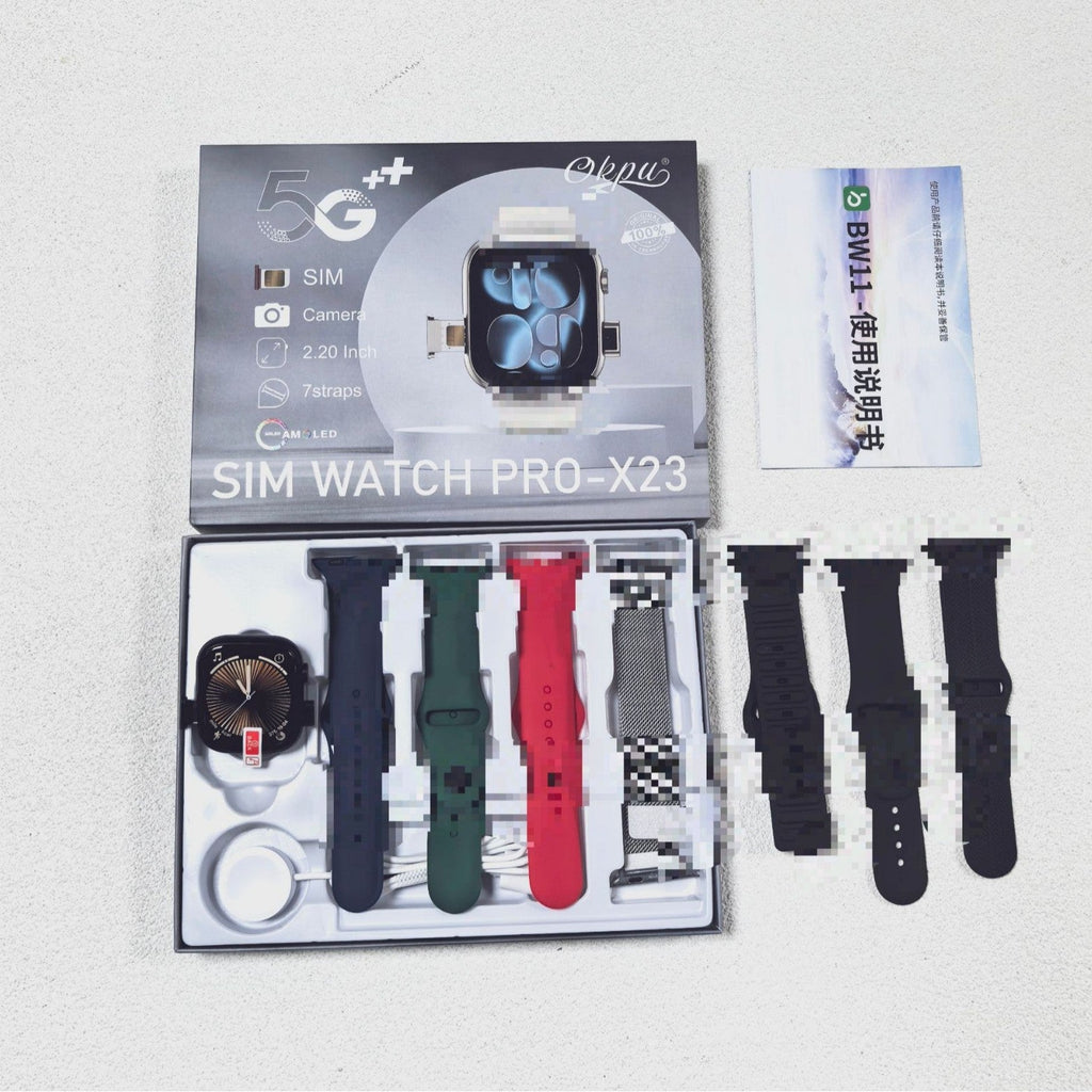 Smartwatch Multi-Strap Kit With Magnetic Charging