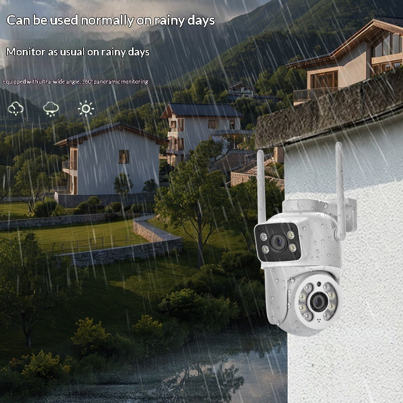 Outdoor Waterproof Binocular Dual-screen Camera Wireless