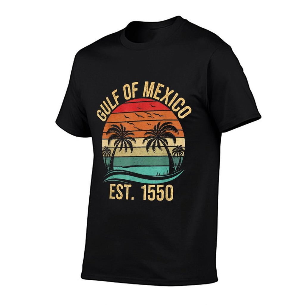 Gulf of Mexico Women Est 1550 Retro Vintage Beach Eco-friendly Material T-Shirt