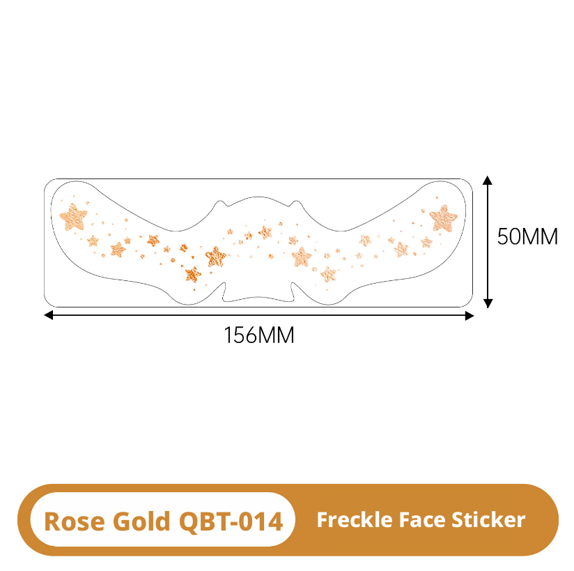 Beautiful girl tattoo sticker-flower style-gold-paper-1 sheet