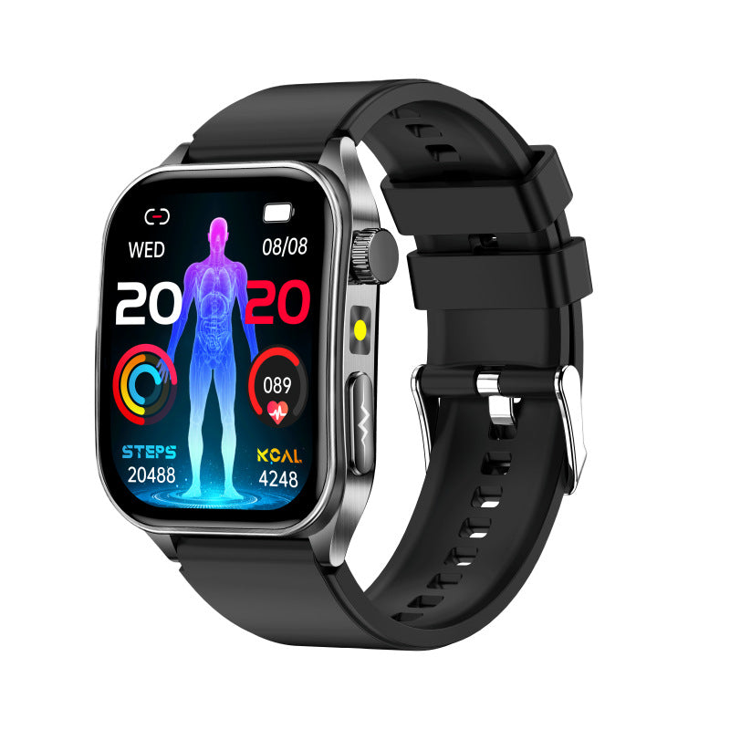 Dual-probe 650nm Laser Therapy HRV Bluetooth Calling Health Watch