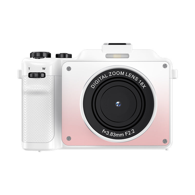 Digital Camera For Students 8K Mirrorless High-Definition Video Recording CCD Front And Rear Selfie Lens