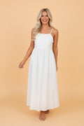 Stripe Spaghetti Strap High Waist Maxi Dress