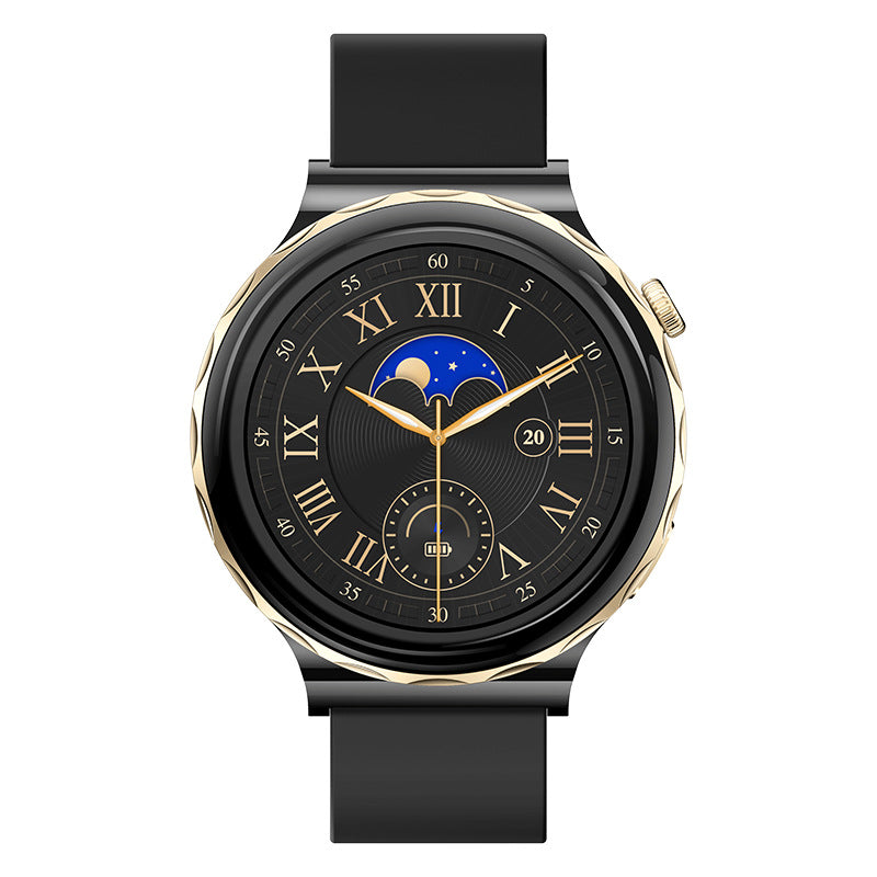New HW52 Smart Watch Elegant Zinc Alloy Round Dial