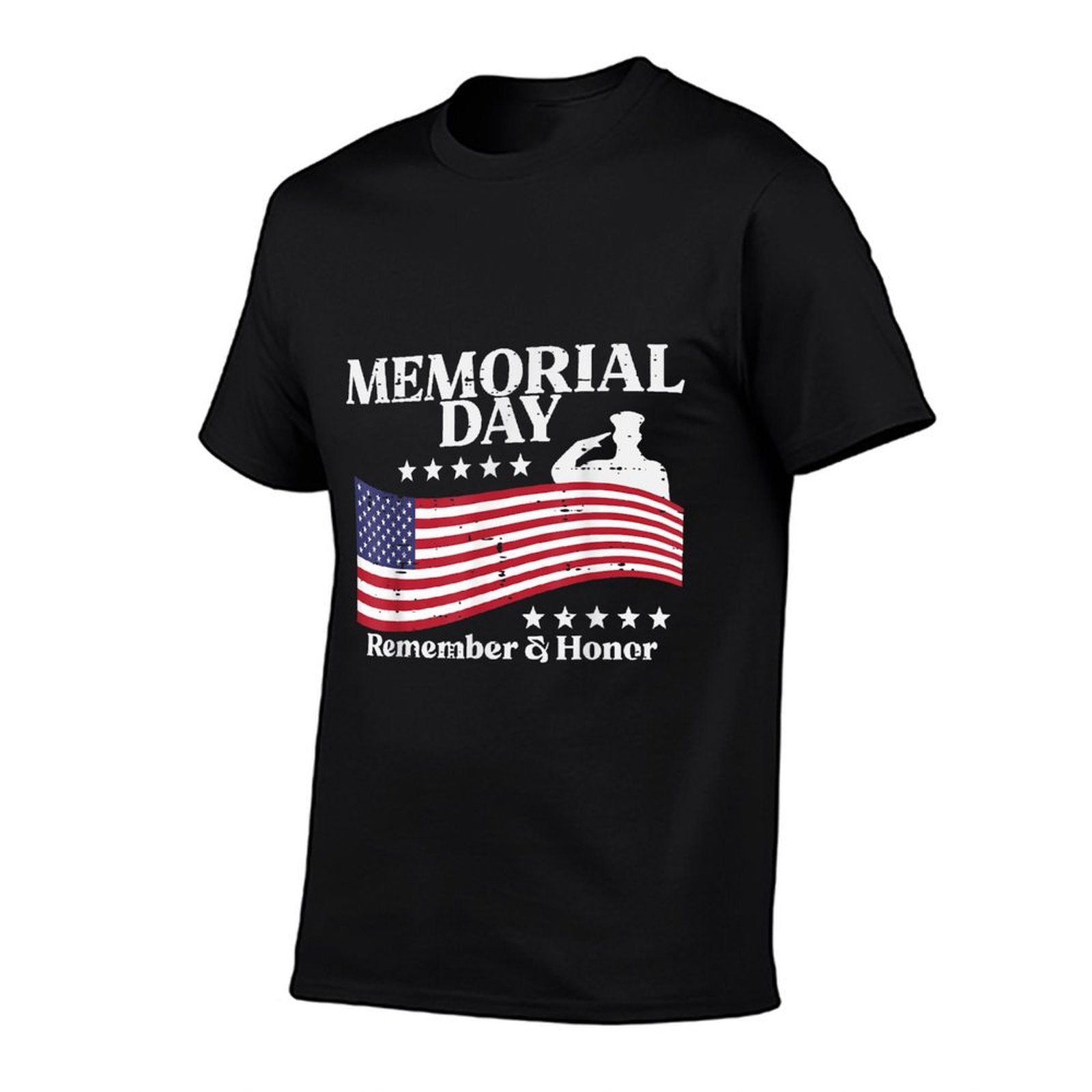 Memorial Day USA Remember Honor Patriot Men Women Kids Tagless Design T-Shirt