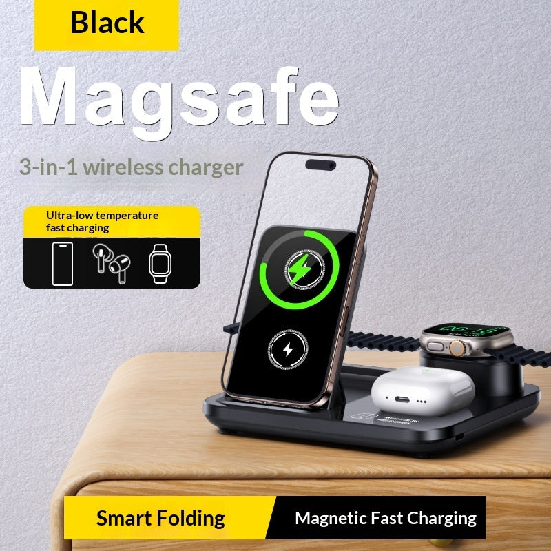 All-in-One Desktop Electric Lift Stand With Universal Wireless Charging