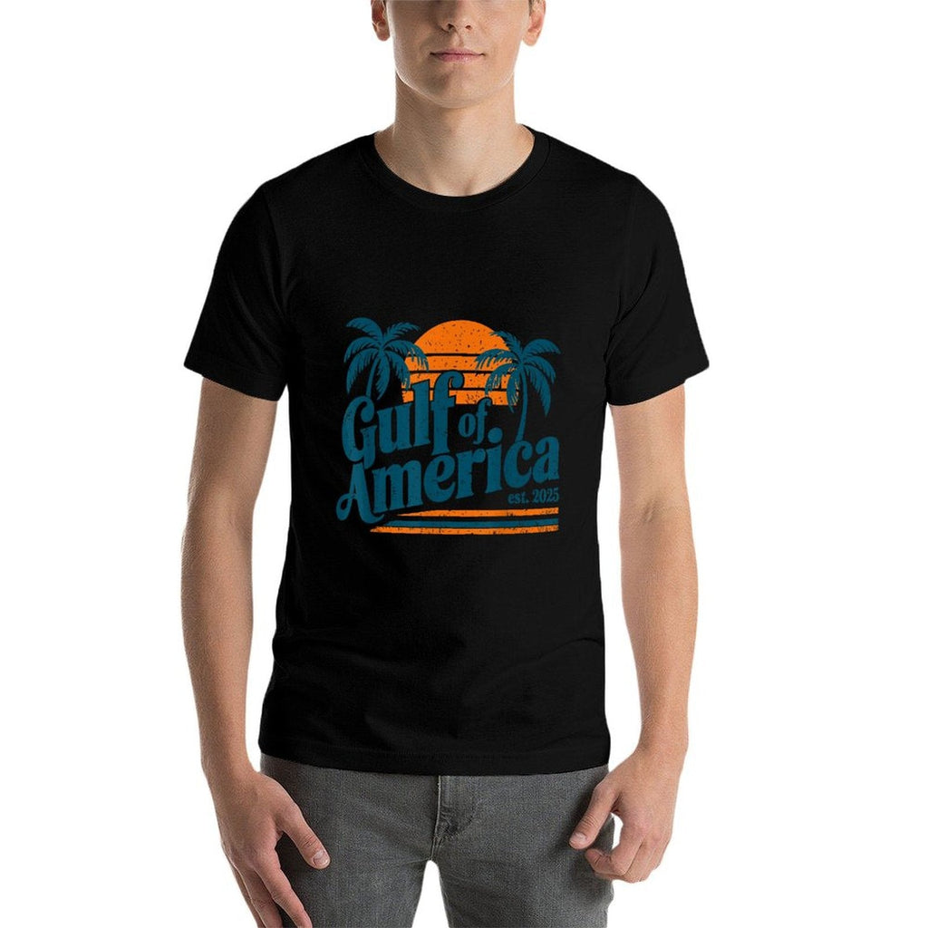 Retro Vintage Gulf Of US America 2025 American Gifts Stretchy T-Shirt