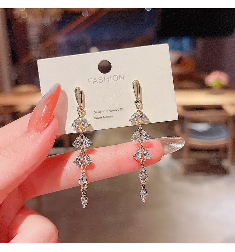 Korean Style 925 Silver Wheat Ear Studs