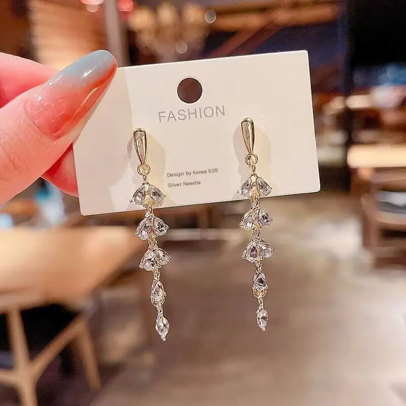Korean Style 925 Silver Wheat Ear Studs