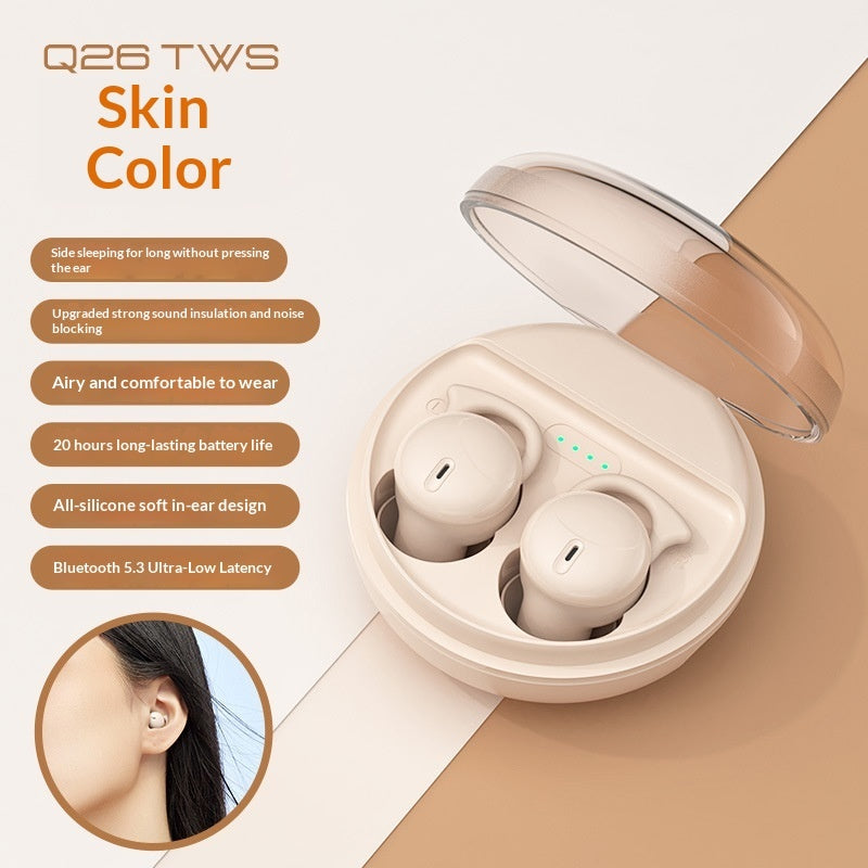 Sleep Bluetooth Earphones With Soft Earplugs For Long-lasting Comfort