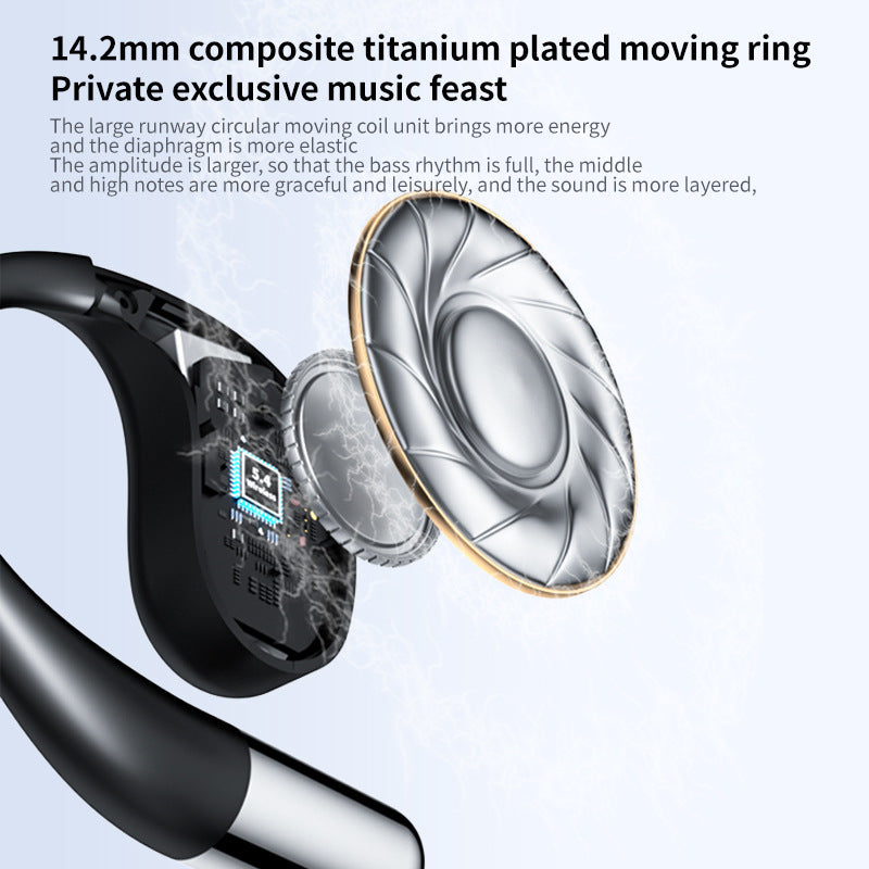 Hanging Ear AI Smart Translation Bluetooth Earphones New Model Q39 Open-ear Ultra-long Battery Life Suitable For Sports