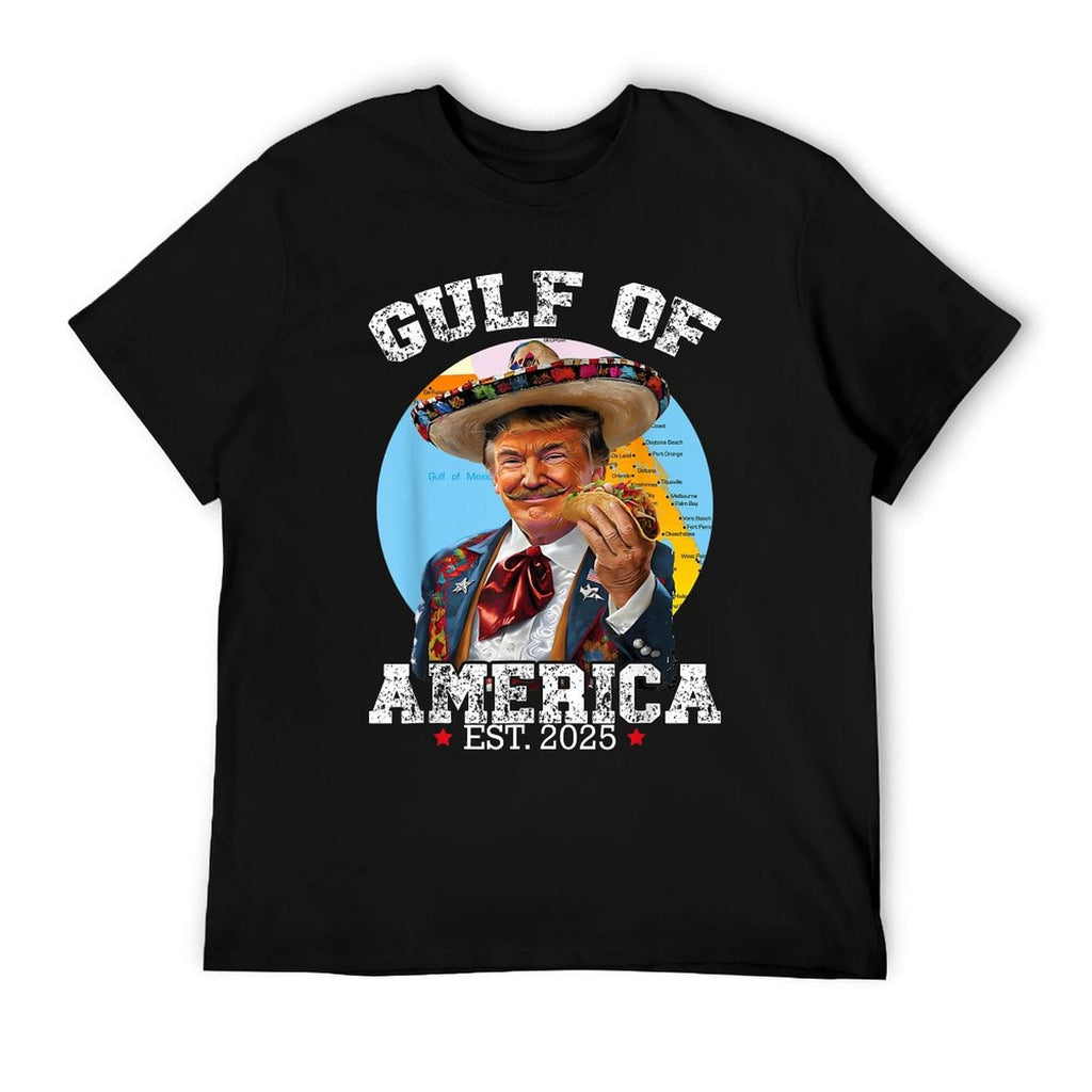 Funny Trump Gulf Of Us America 2025 Trump Easy-care T-Shirt