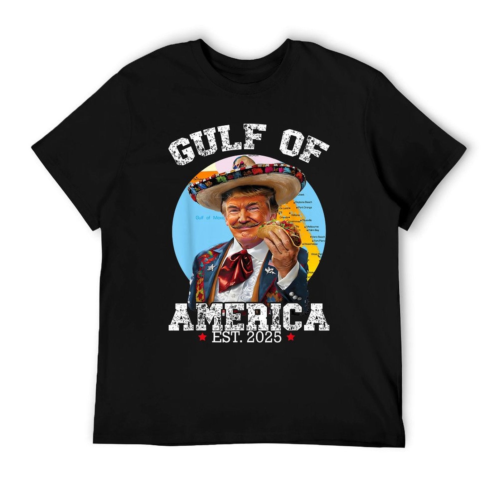 Funny Trump Gulf Of Us America 2025 Trump Easy-care T-Shirt