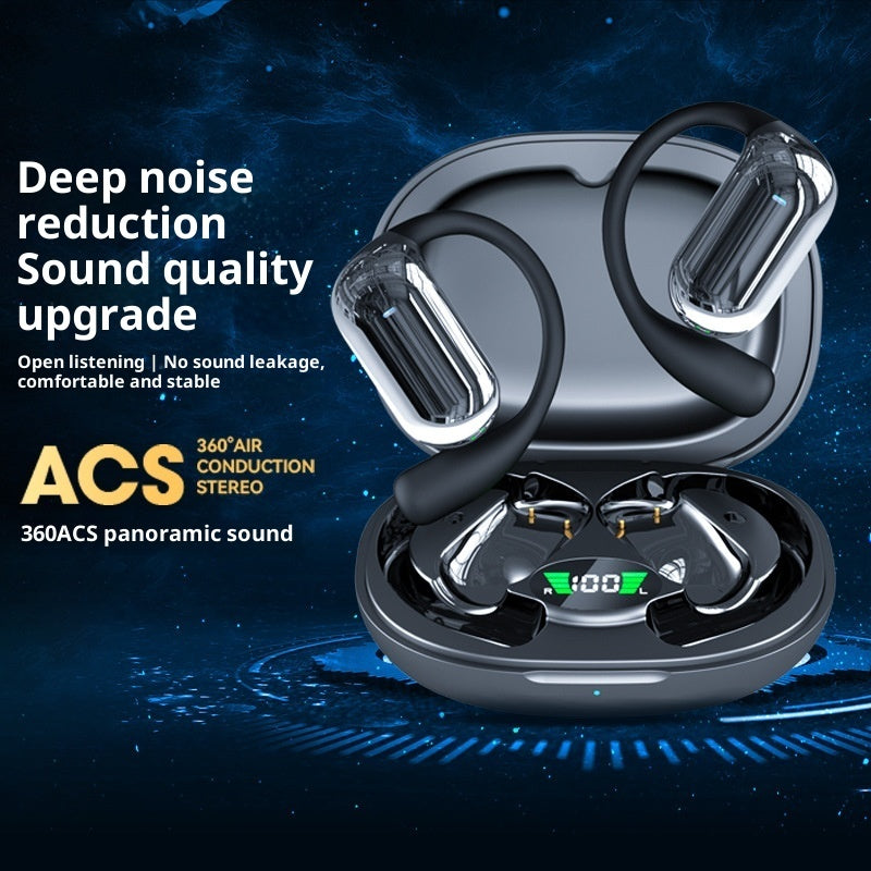 In-ear Noise-canceling Sports Ear-hook Bluetooth Earphones