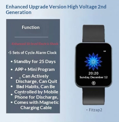 Alarm Clock Intelligent Electric Shock Bracelet Mute