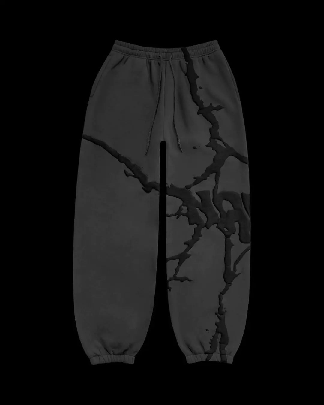 Plus Size Hooded Sweatshirt Set with Foam Print (3 Colors)