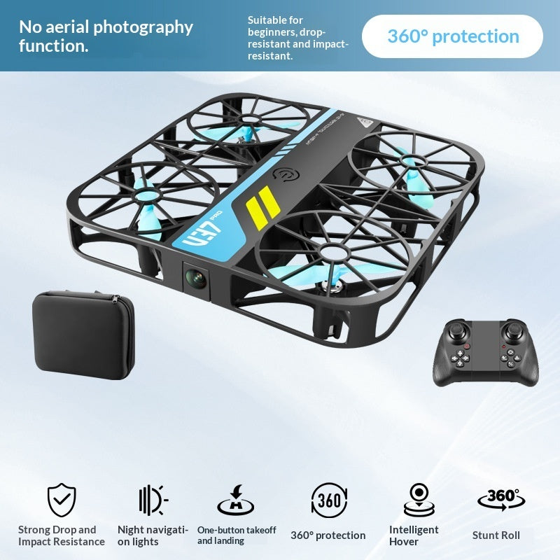 Cross-border V37 Grid Full-Protection Pocket Mini Drone