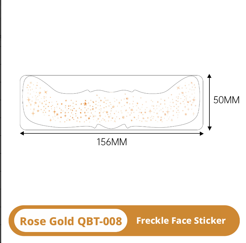 Beautiful girl tattoo sticker-flower style-gold-paper-1 sheet