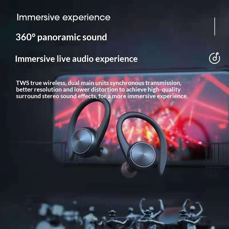 R200 TWS Wireless Sports Bluetooth Earbuds With Digital Display