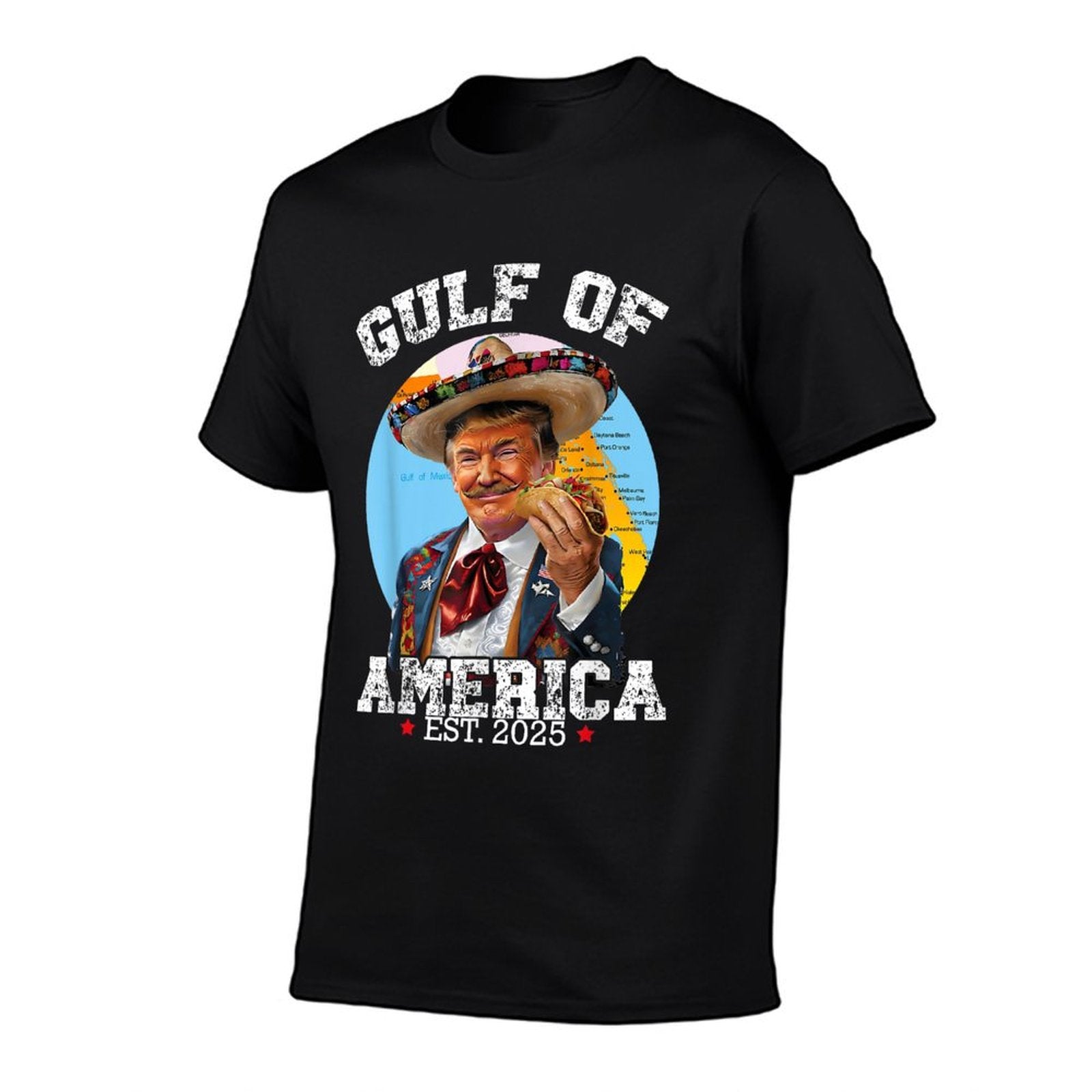 Funny Trump Gulf Of Us America 2025 Trump Easy-care T-Shirt
