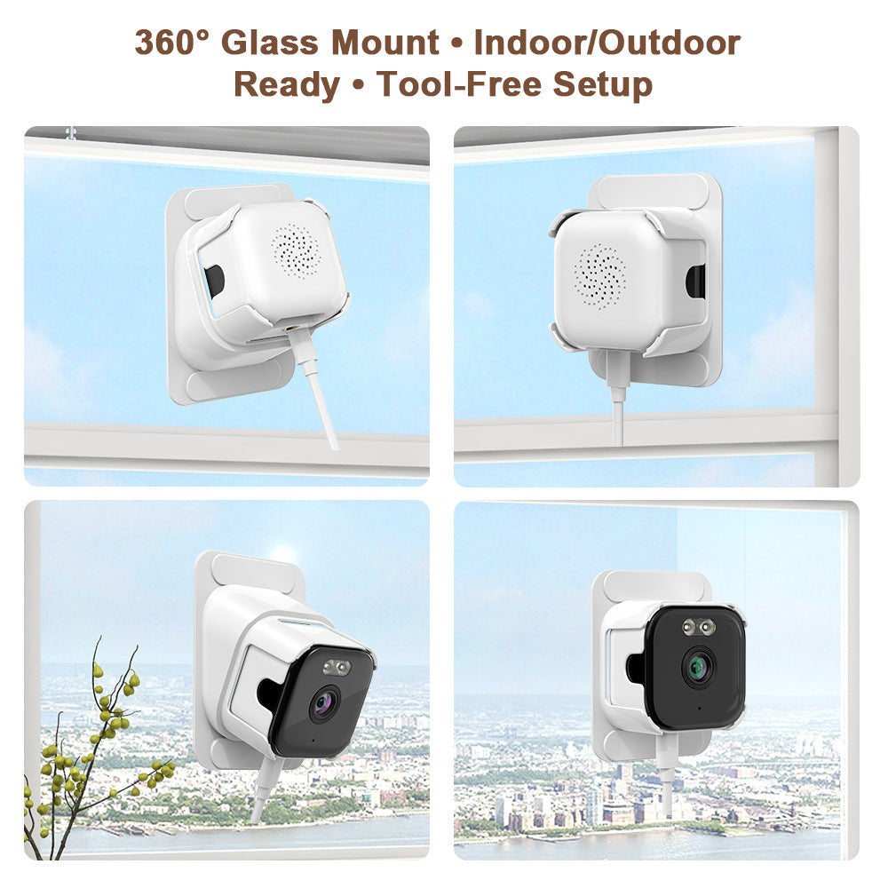 2K Window Camera WiFi 5G Dual-band Black Light Surveillance HD Wireless Indoor Window Camera