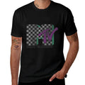 MTV Checkered Distressed Retro Logo Eco-friendly Material T-Shirt