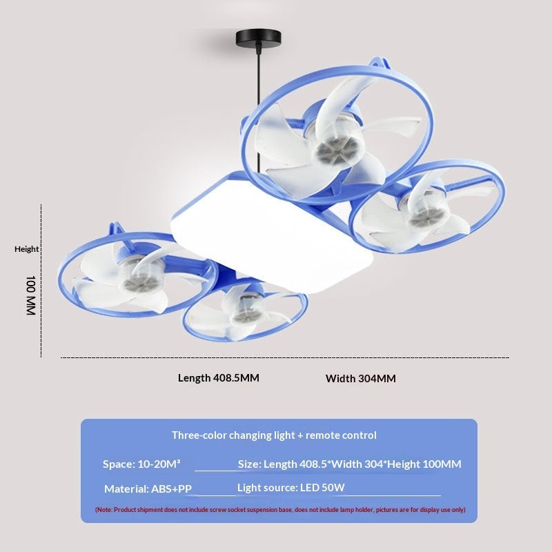 Car Drone Fan Light Creative Lighting Fixture