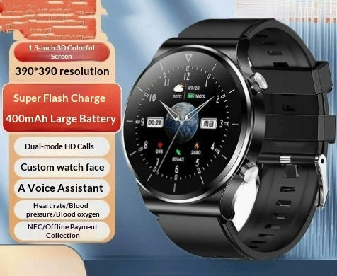 Smartwatch With Bluetooth Calling Fitness Tracking Step Counting And Health Monitoring