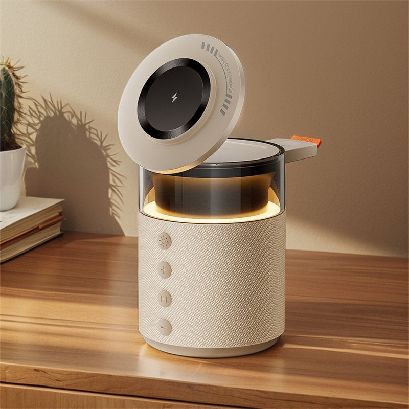 Wireless Phone Charger For Boys And Girls Multifunctional Bluetooth Speaker As A Valentines Day Or Birthday Gift