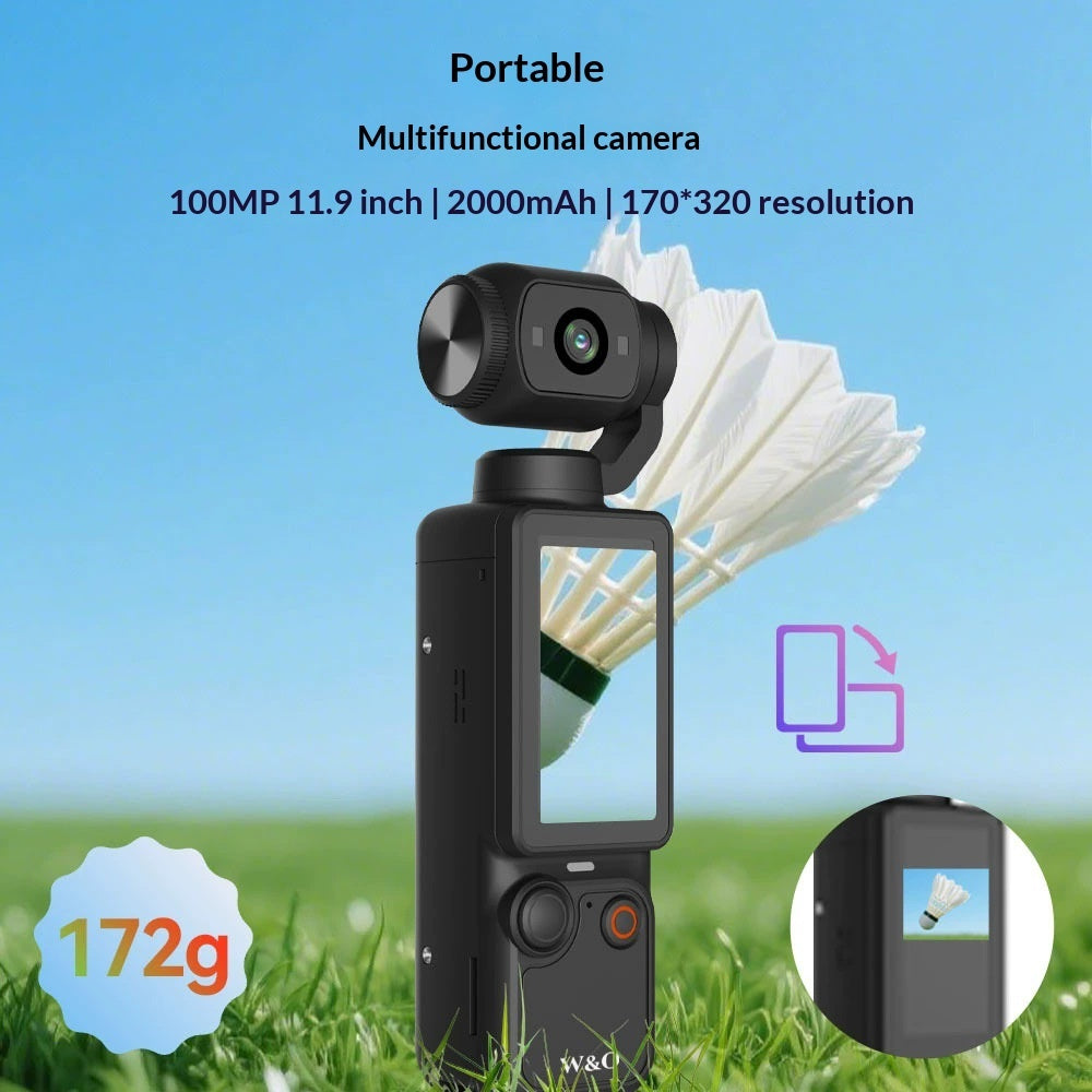 Pocket-sized HD Handheld Gimbal Ultra-clear Anti-shake Camera