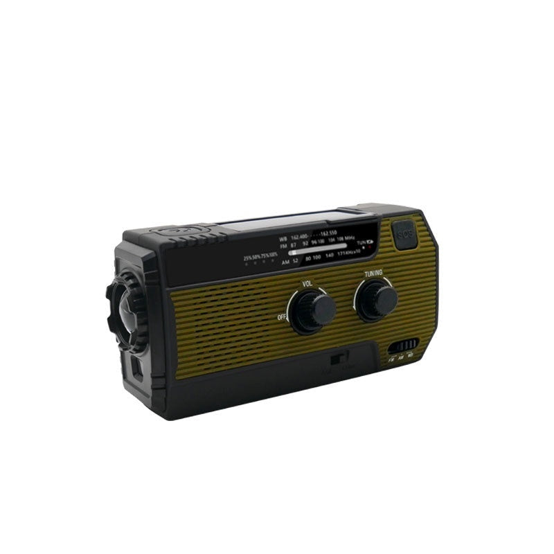 Hand-cranked Multifunctional Emergency Charging Solar Radio Outdoor Disaster Prevention Radio