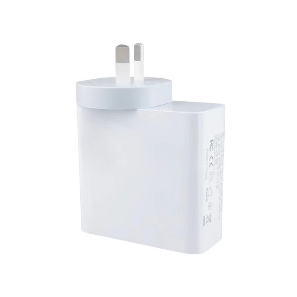 65W GaN Charger With US-standard Conversion Plug Fast-charging Adapter