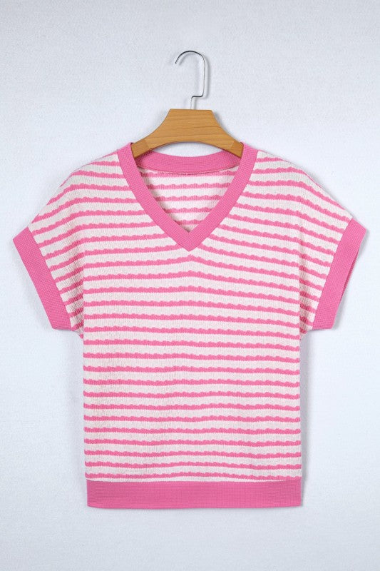Georgia Trim Short Sleeve Top