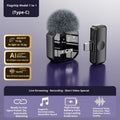 HD Wireless Lapel Microphone With No Delay For Live Outdoor Video Recording