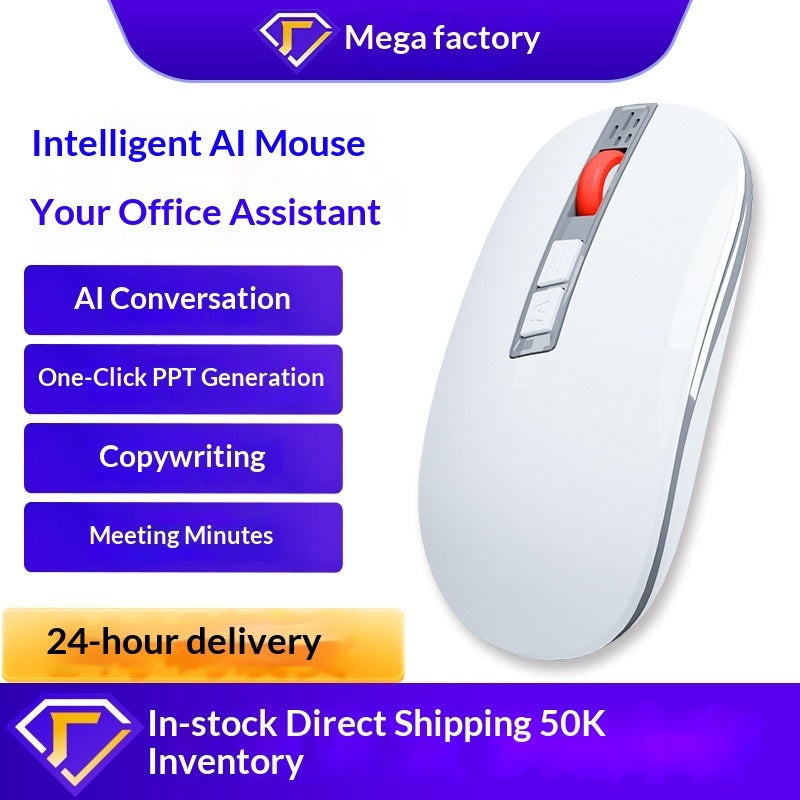 LF05 Wireless Bluetooth Mouse A Three-Mode Office AI Smart Voice Mouse