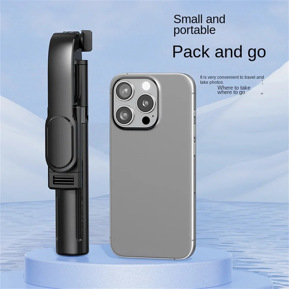 2025 Portable selfie four tripod wireless remote control Mobile phone holder for video recording recording and live streaming