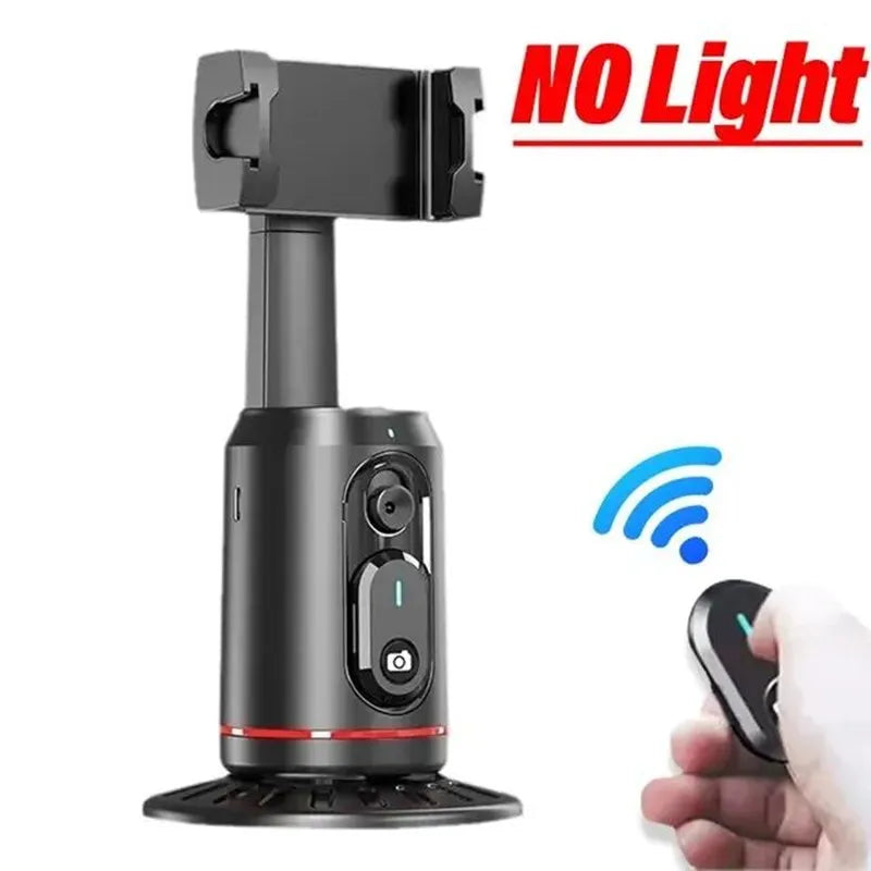 BSLIUFANG 2025 360° Rotation Gimbal Stabilizer Selfie Stick Face Tracking Gimbal With Bluetooth Remote Shutter and Light Holder