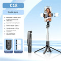 2025 Portable selfie four tripod wireless remote control Mobile phone holder for video recording recording and live streaming