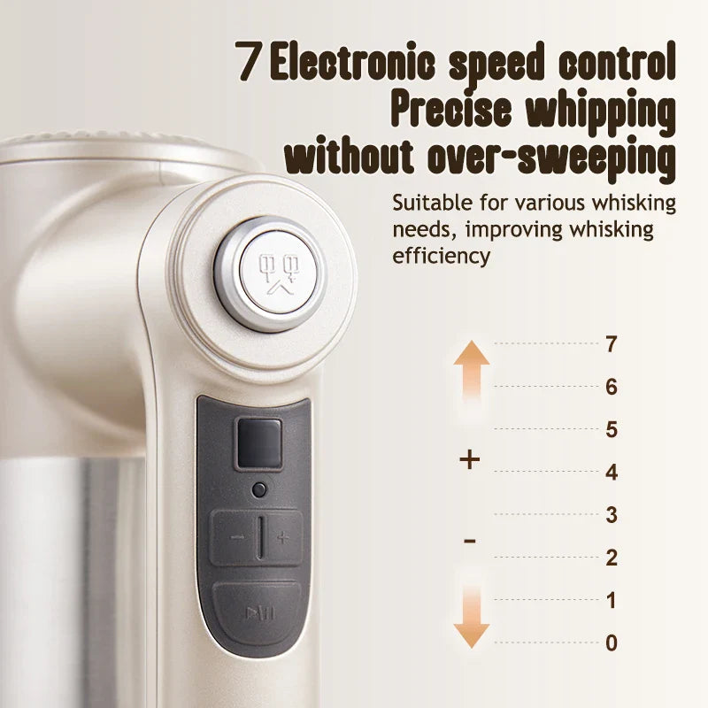 SUNATUR 400W wireless Hand Mixer charging DC Egg Cake Beater Cream Cookies Bakery electric handheld Kitchen blender machine