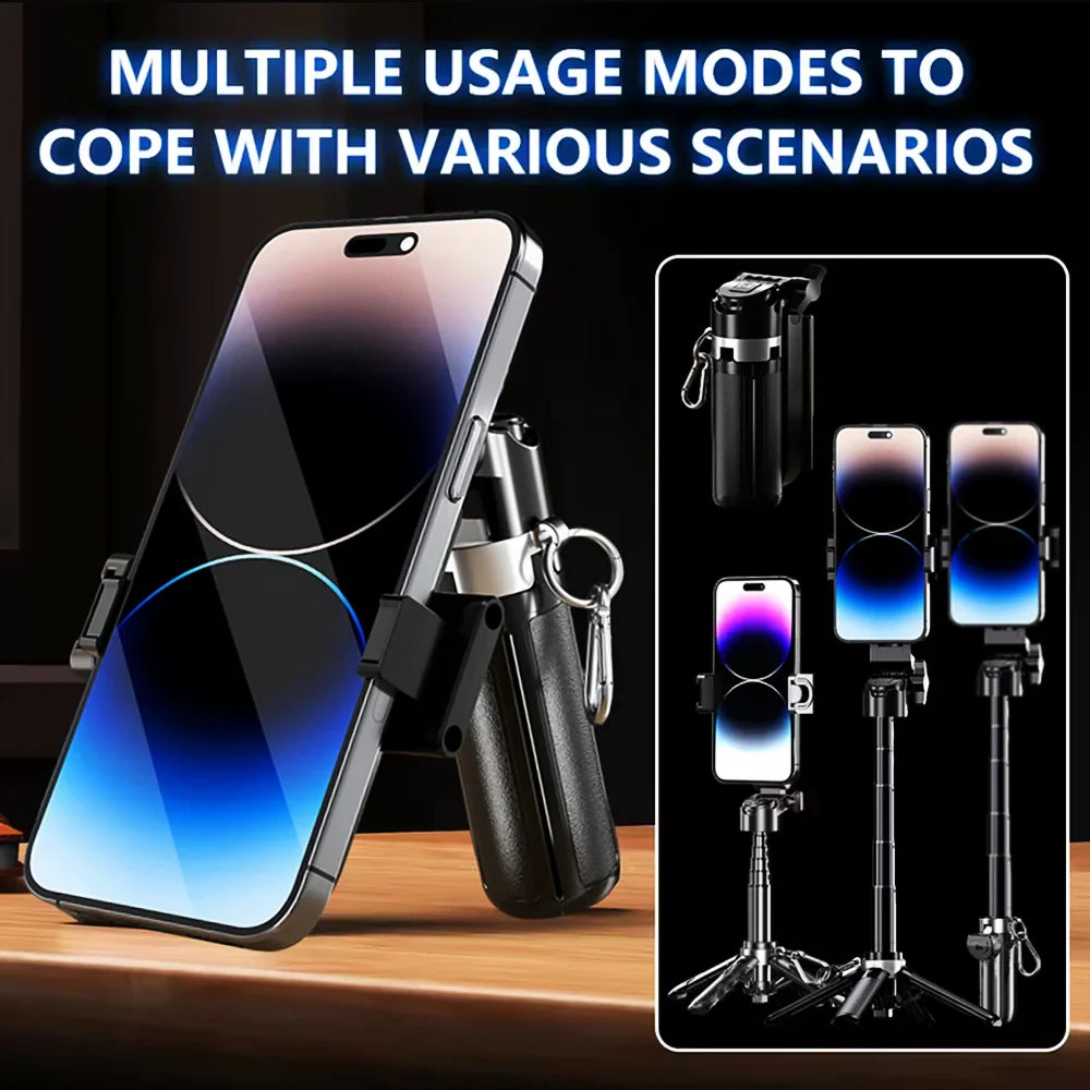 Roreta 2025 new Selfie Stick Tripod Extendable Wireless Bluetooth Remote Portable Smartphone Stand Mount For iOS Android Phone